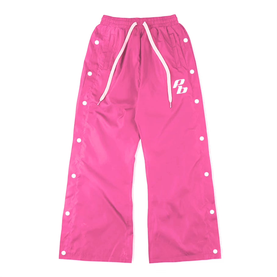 Pushbank Button Down Pants (Pink)