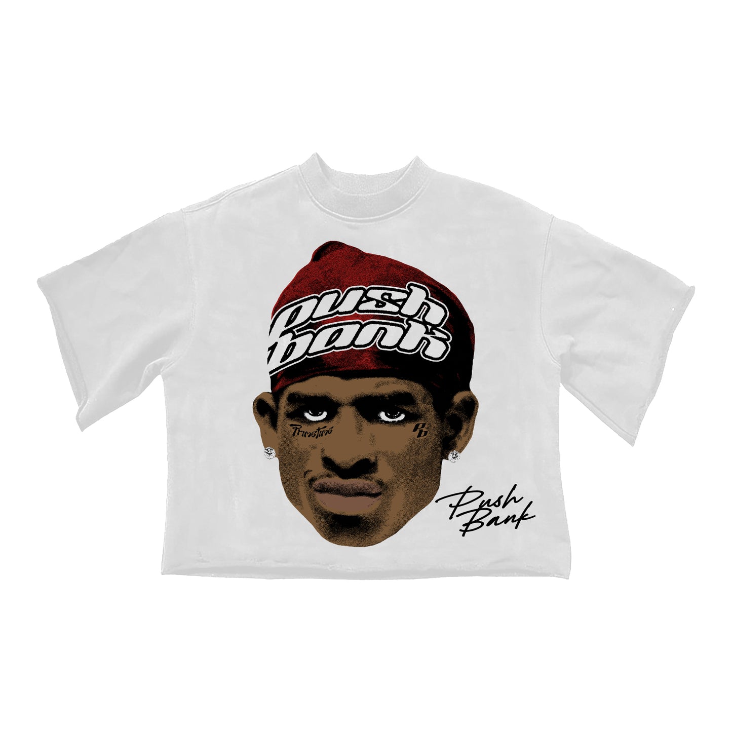 PushBank Deion Sanders Crop White