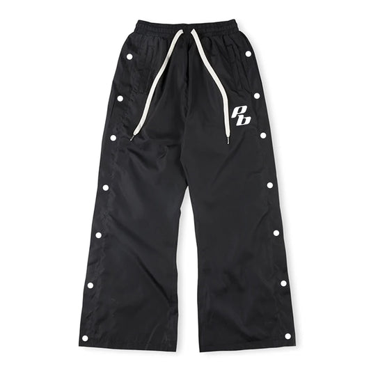 Pushbank Button Down Pants (Black)